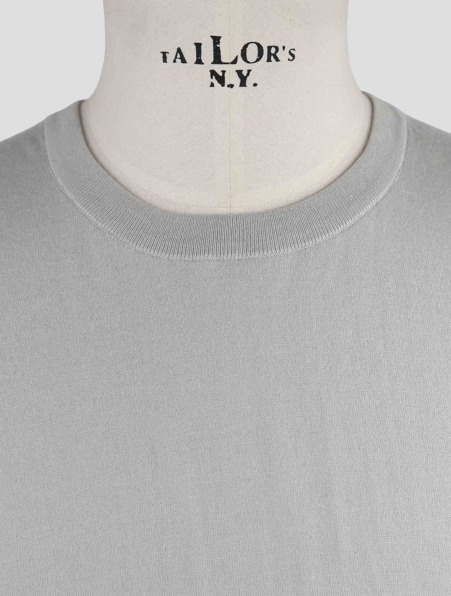 Kiton Gray Cotton T-Shirt