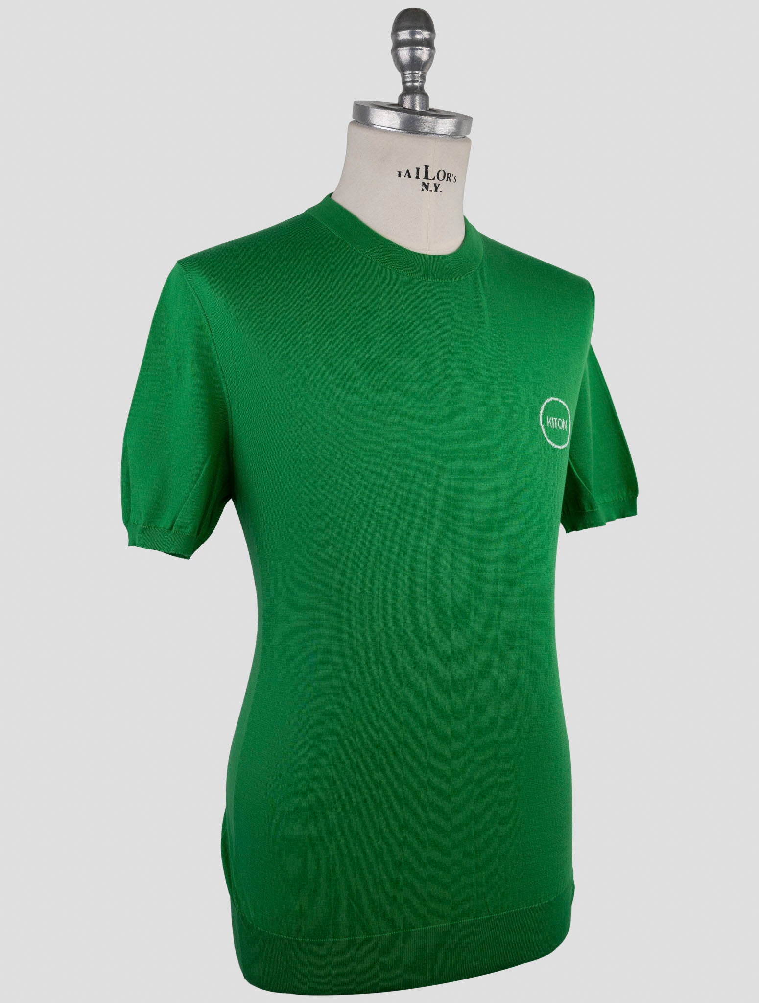 Kiton Green Cotton T-Shirt