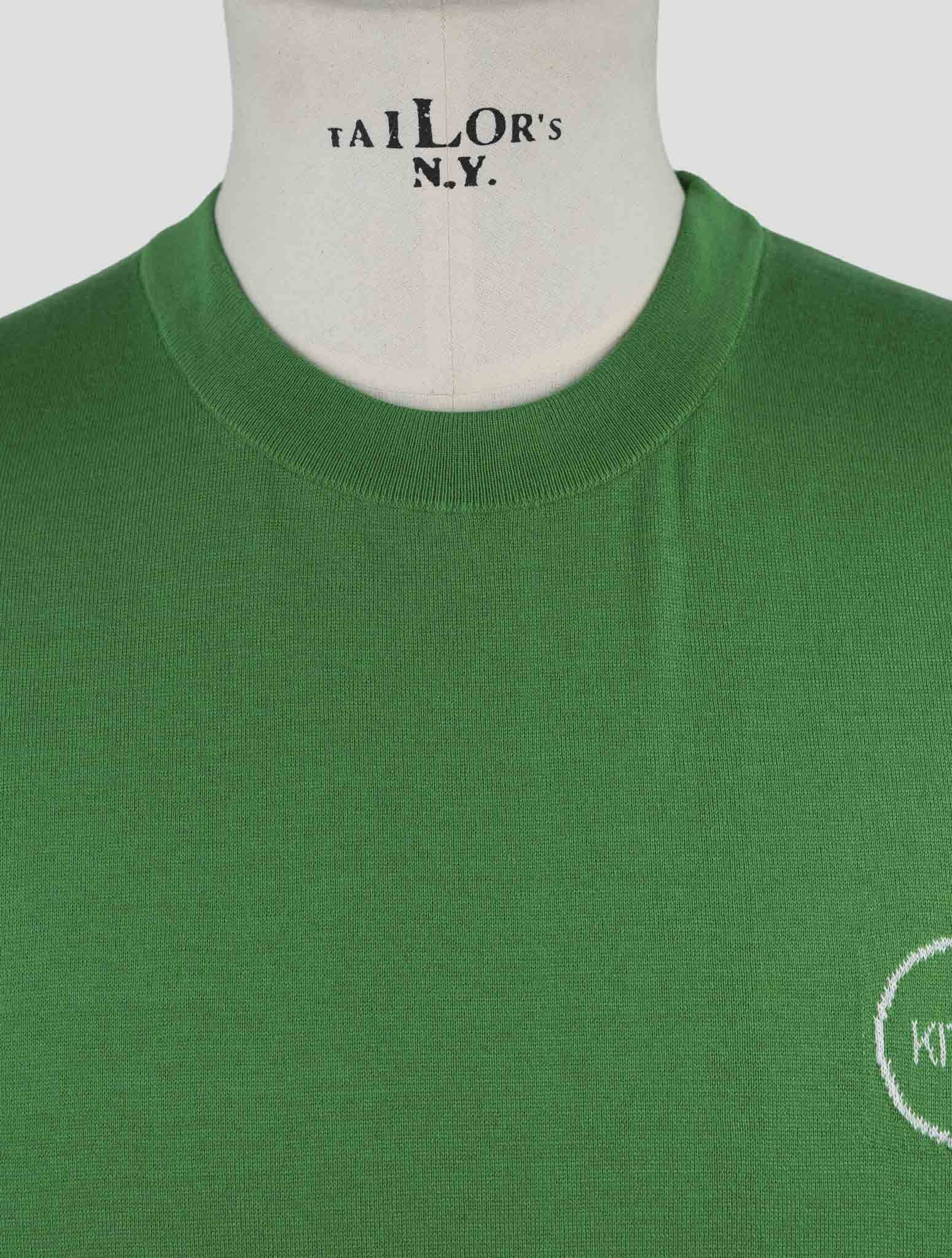 Kiton Green Cotton T-Shirt