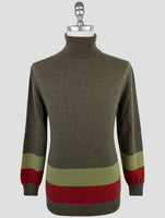 Kiton Green Cashmere Sweater Turtleneck