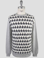 Kiton Gray Cashmere Sweater Crewneck