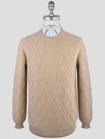 Kiton Brown Wool Sweater Crewneck