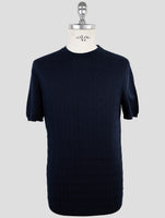 Kiton Blue Cotton T-Shirt