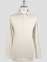 Kiton Beige Cotton Ea Sweater Polo