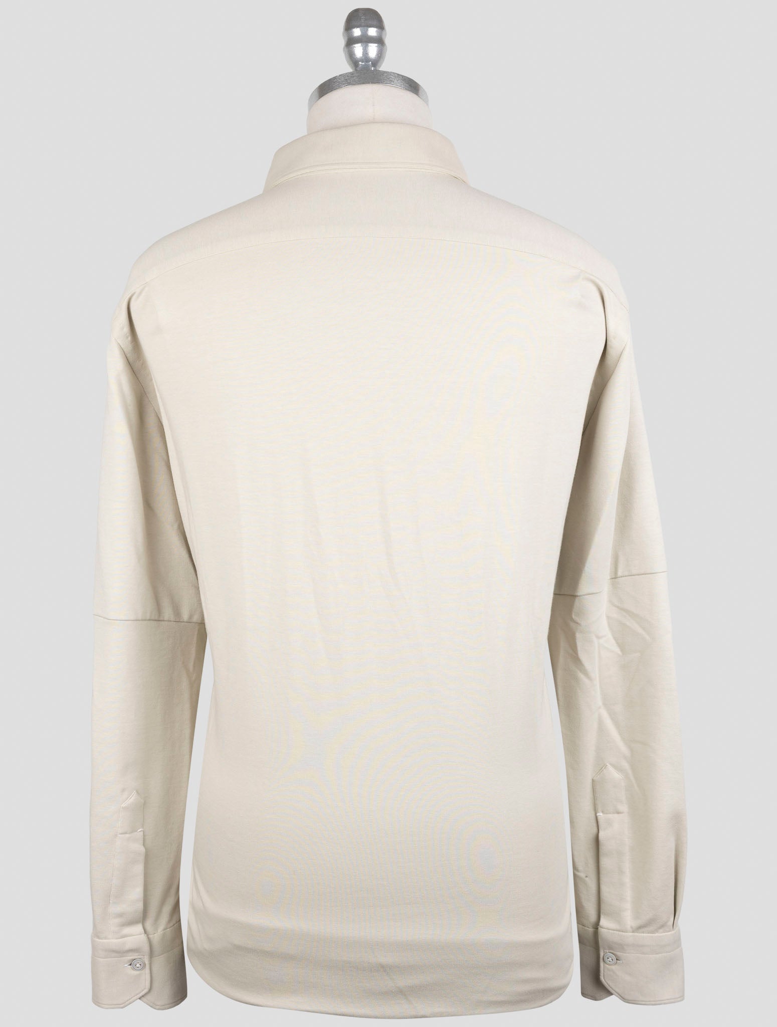 Kiton Beige Cotton Ea Sweater Polo