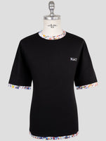 Kiton Knt Black Cotton T-Shirt