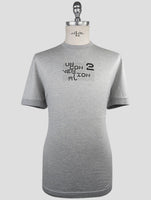 Kiton Knt Gray Cotton T-Shirt
