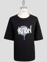 Kiton Blue Cotton T-Shirt