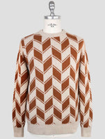 Kiton Brown Cashmere Sweater Crewneck