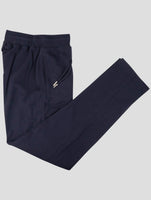Kiton Blue Wool Jogging Pant