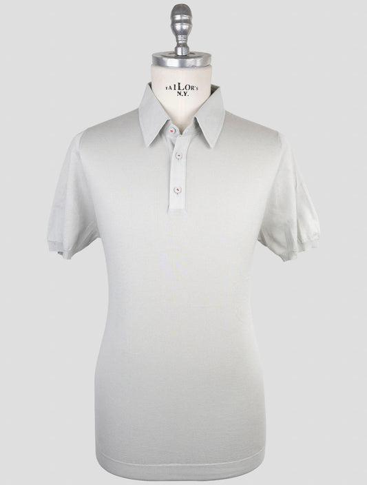 Kiton Gray Cotton Polo