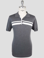 Kiton Gray Cotton Polo