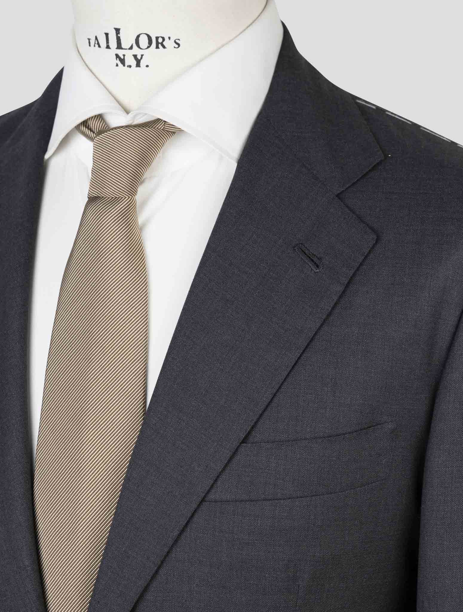 Kiton Gray Wool 14 Micron Suit