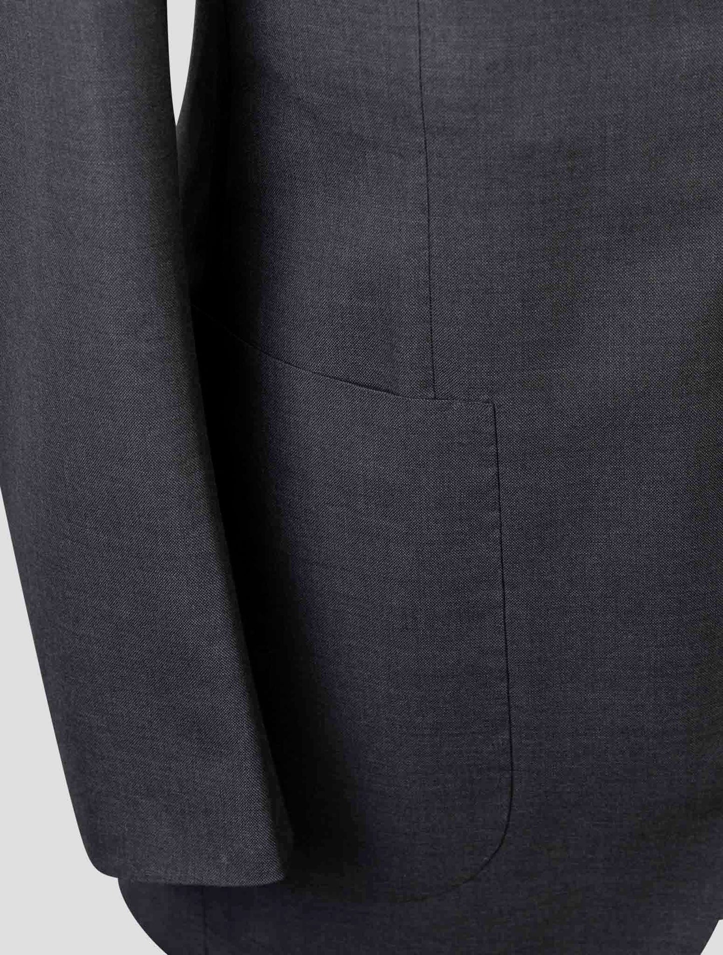Kiton Gray Wool 14 Micron Suit