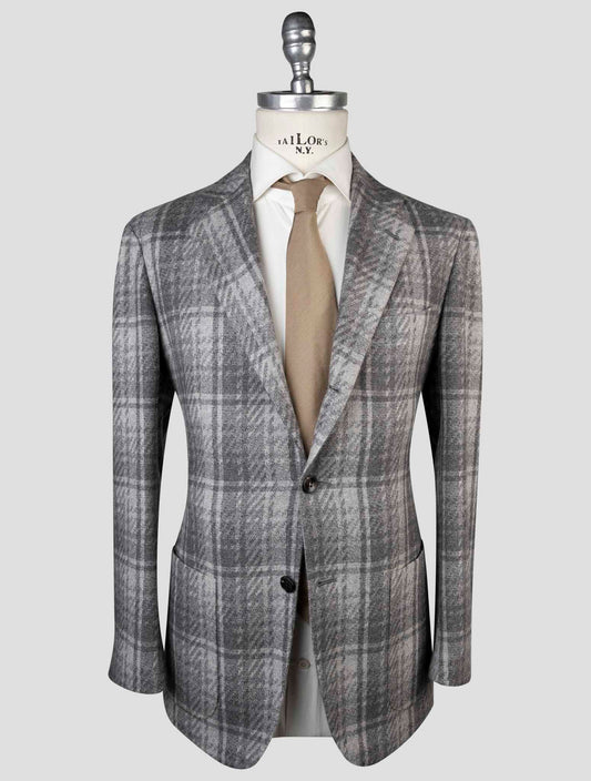Kiton Gray Cashmere  Blazer