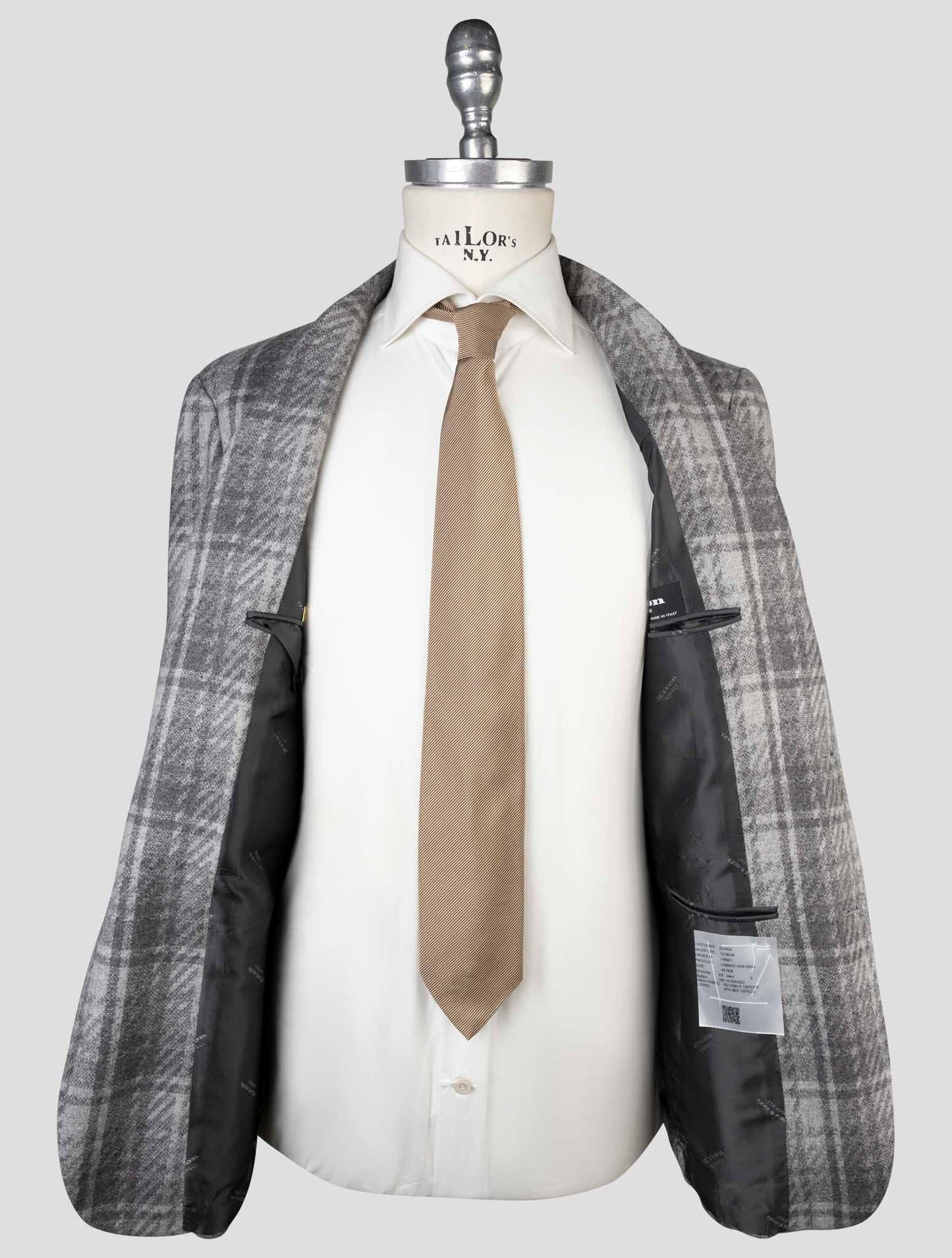 Kiton Gray Cashmere  Blazer