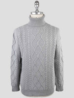Kiton Gray Cashmere Sweater Turtleneck