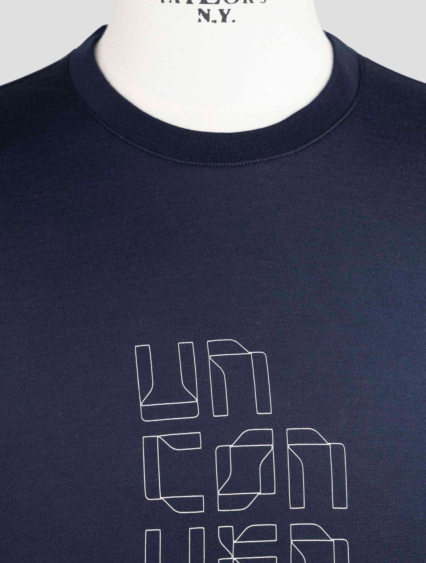 Kiton Knt Blue Cotton T-Shirt