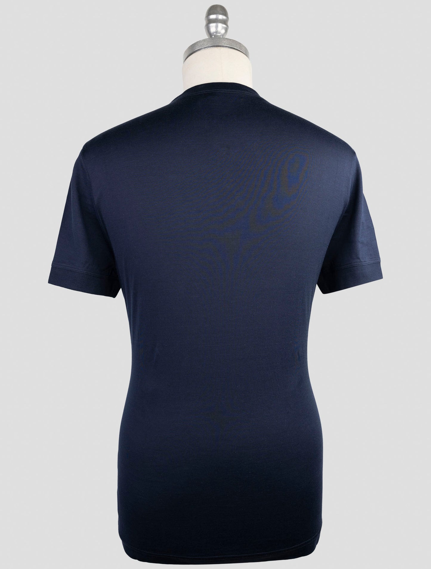 Kiton Knt Blue Cotton T-Shirt