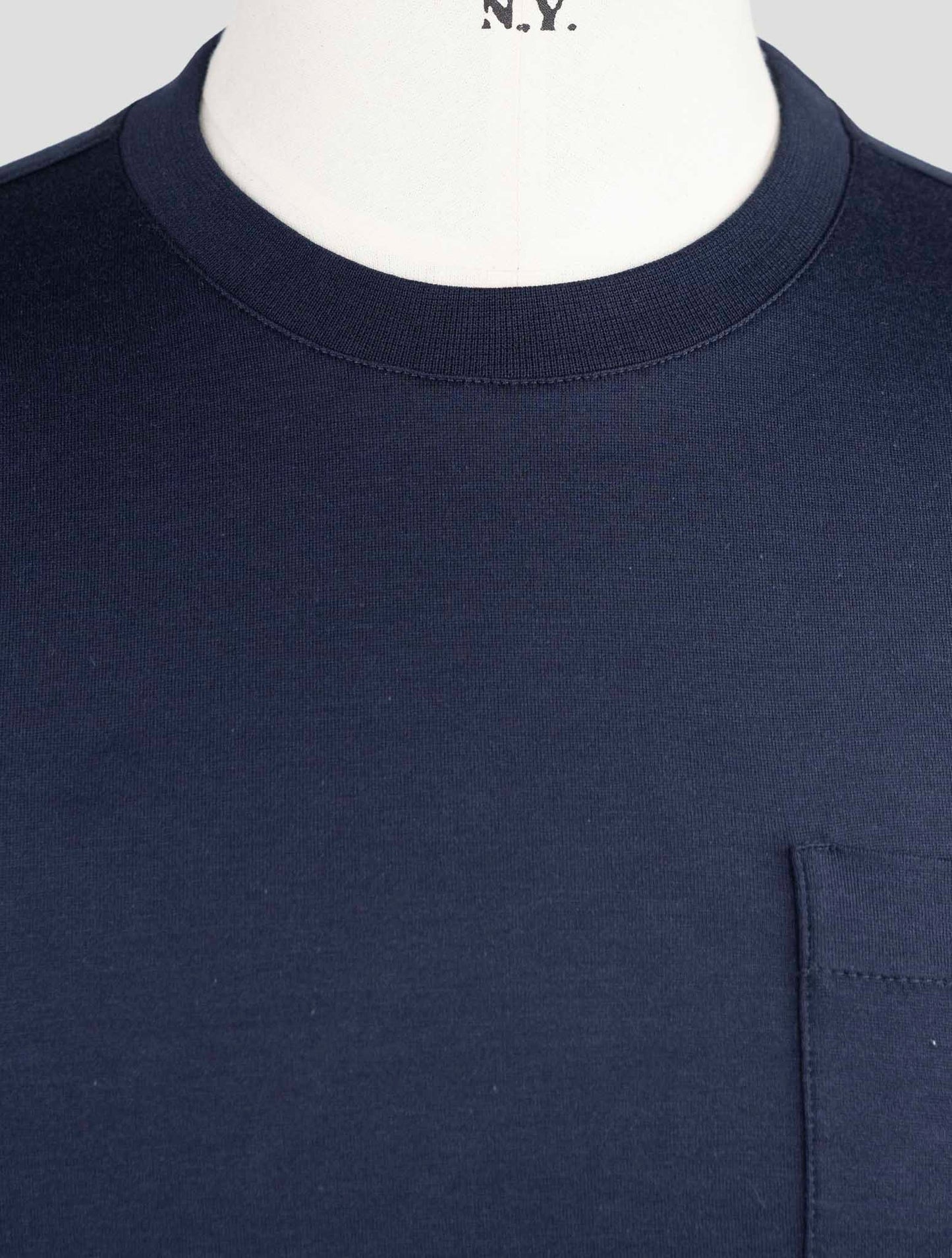 Kiton Knt Blue Cotton T-Shirt