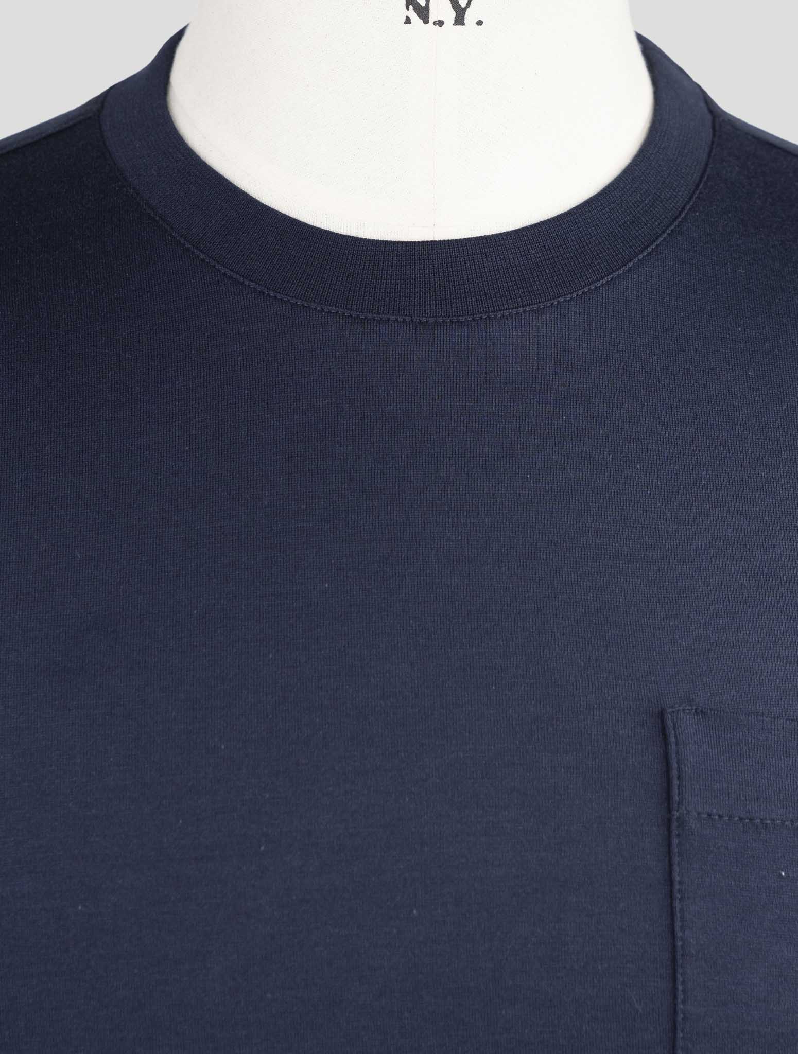 Kiton Knt Blue Cotton T-Shirt