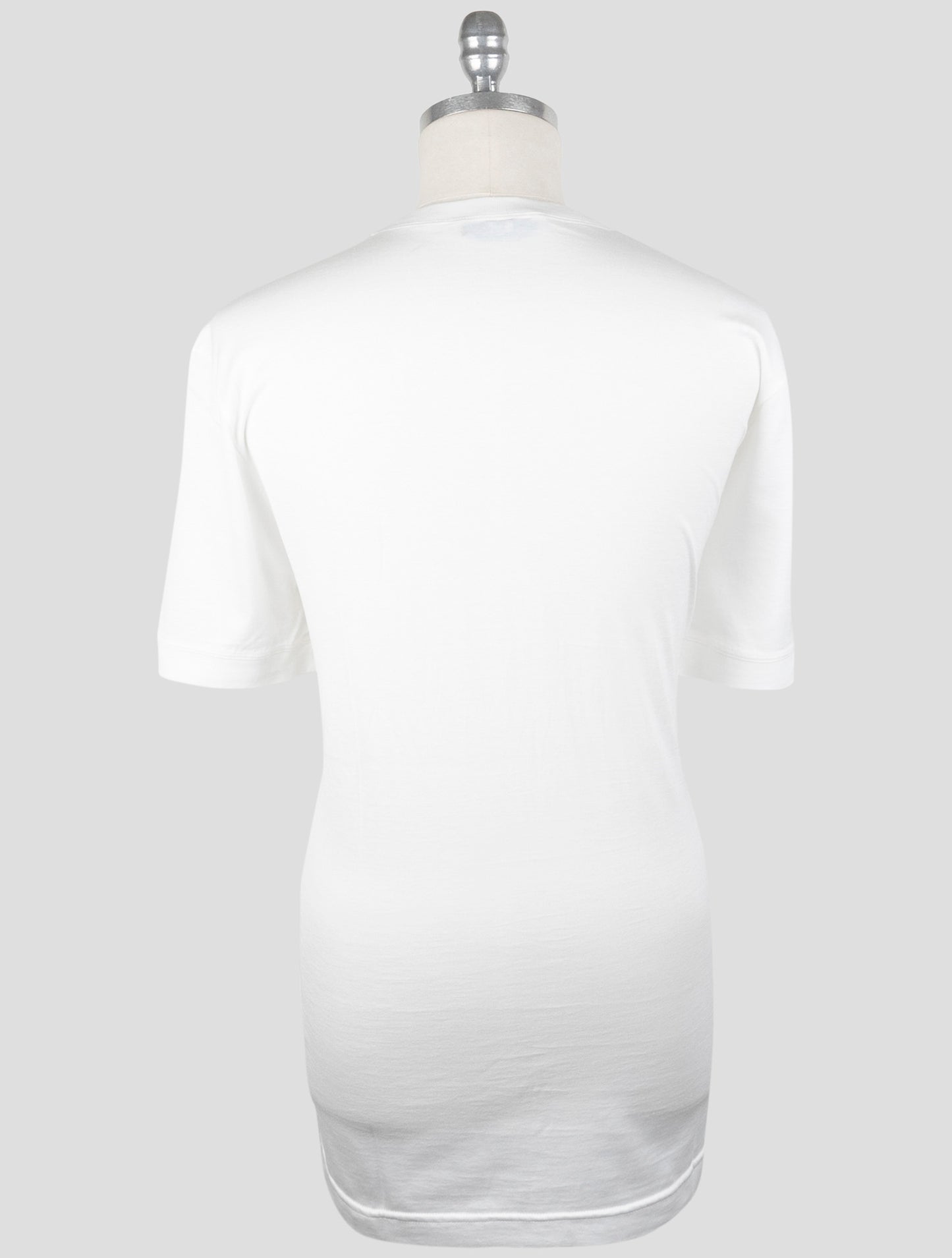 Kiton Knt White Cotton T-Shirt