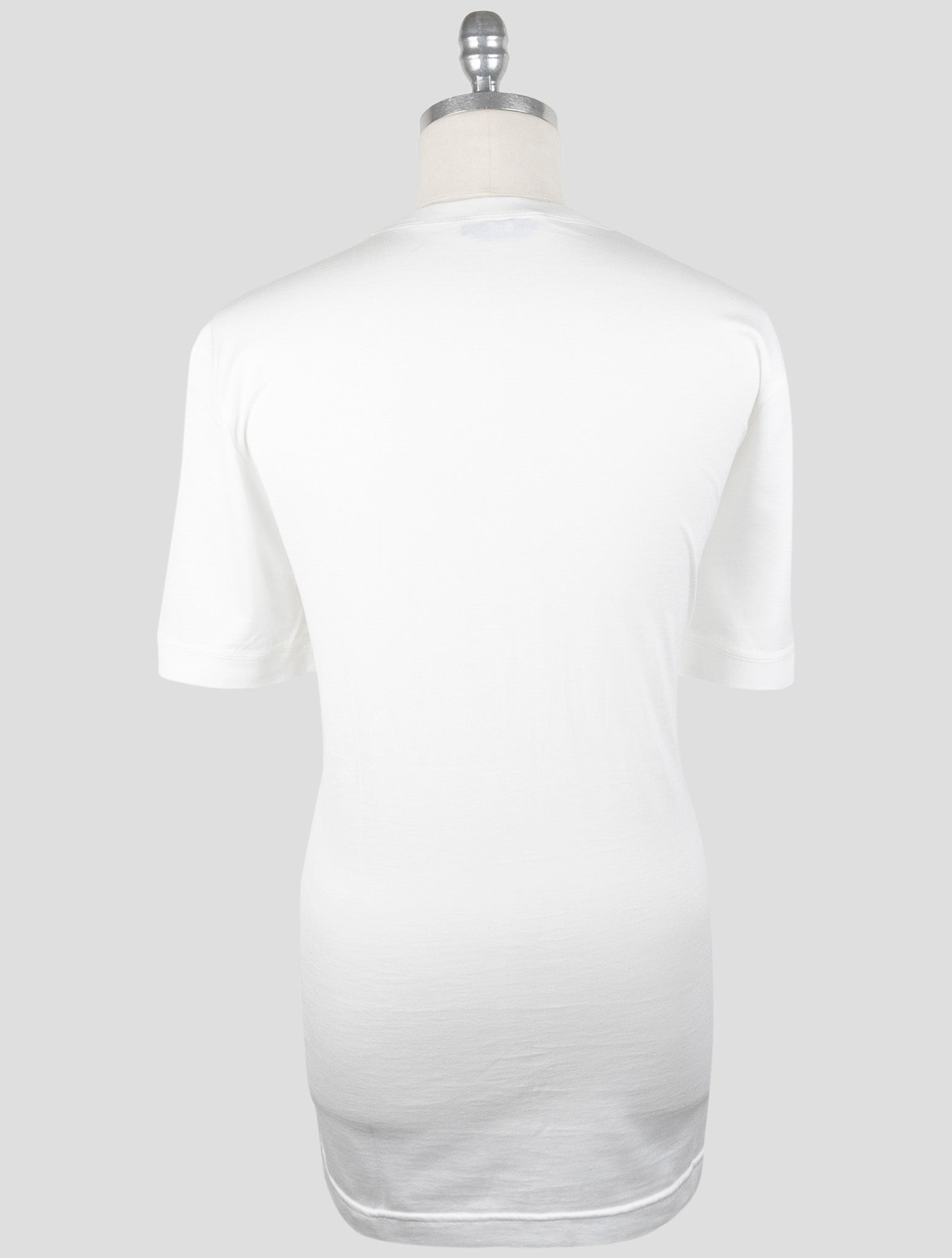 Kiton Knt White Cotton T-Shirt
