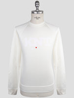 Kiton Knt White Viscose Ea Sweater Crewneck
