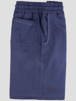 Kiton Knt Blue Cotton Short Pants
