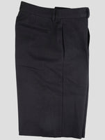 Kiton Knt Black Cotton Silk Pants