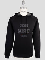 Kiton Knt Black Viscose Ea Sweater Hoodie