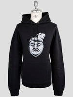 Kiton Knt Black Cotton Sweater Hoodie
