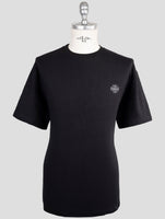 Kiton Knt Black Cotton T-Shirt