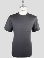 Kiton Knt Blue Cotton T-Shirt