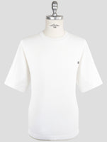 Kiton Knt White Cotton T-Shirt