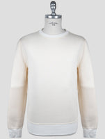 Kiton Knt White Viscose Ea Sweater Crewneck