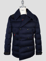 Kiton Blue Cashmere Coat