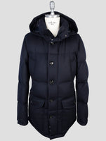Kiton Blue Cashmere Ea Coat