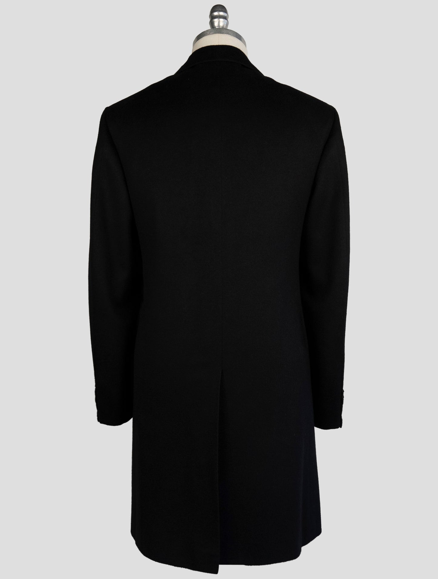 Kiton Black Cashmere Overcoat