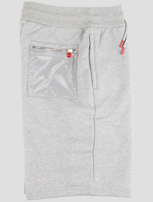 Kiton Gray Cotton Short Pants