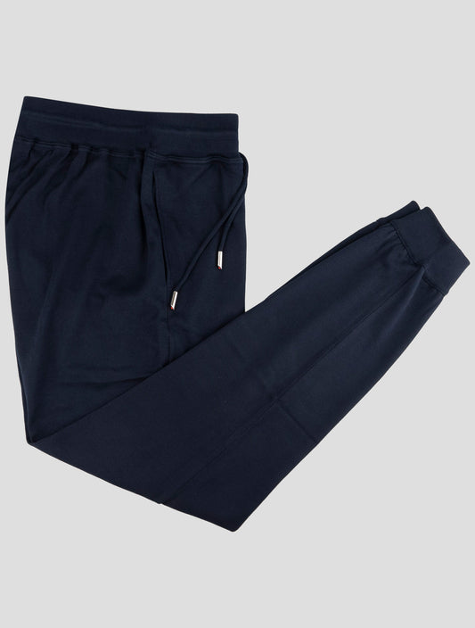 Kiton Blue Cotton Jogging Pants