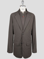 Kiton Brown Pa Ea Overcoat