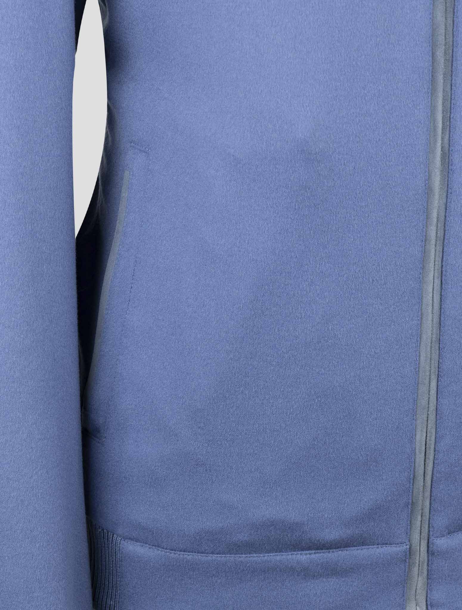 Kiton Light Blue Cashmere Coat