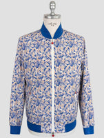 Kiton Blue Beige Pl Coat