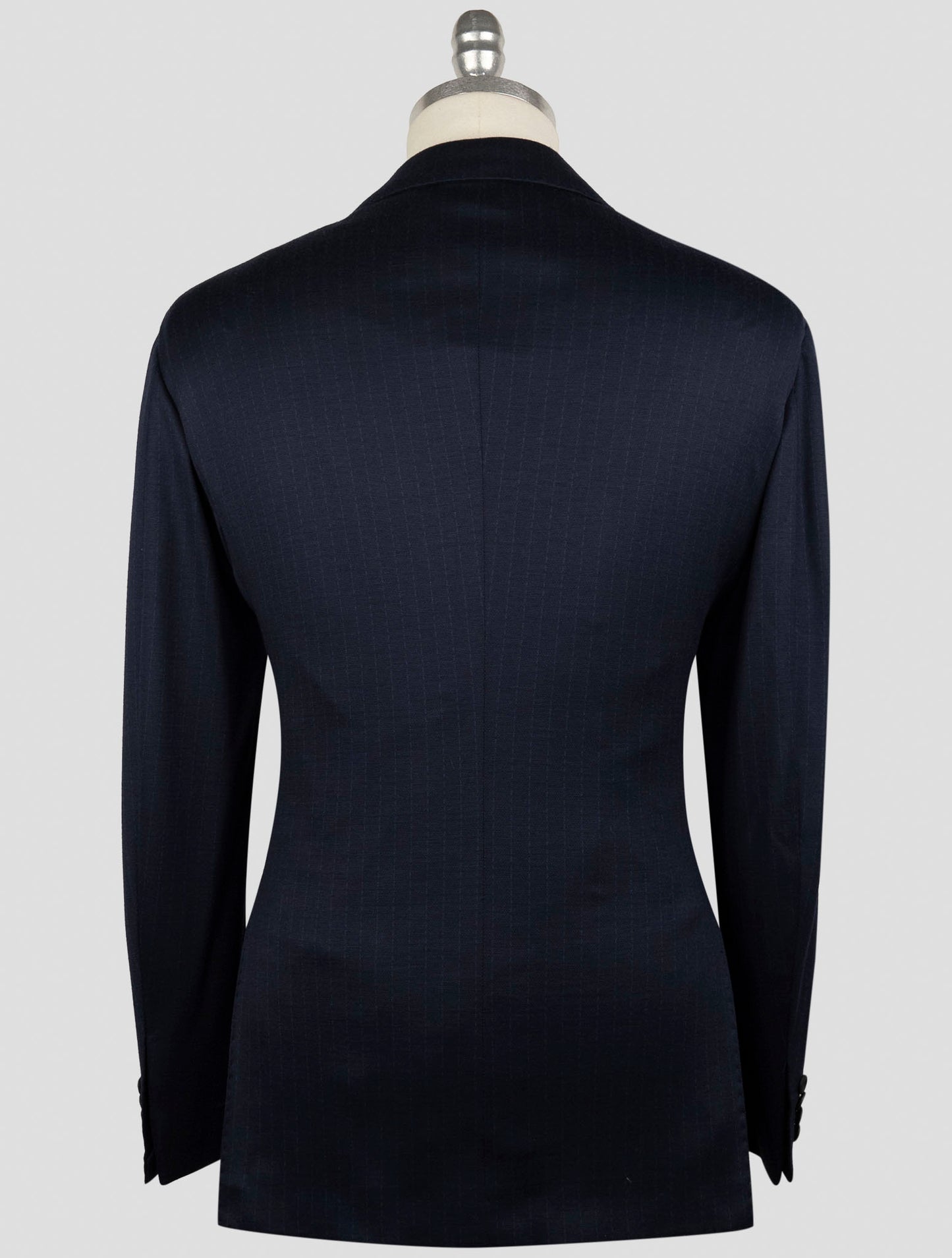 Kiton Knt Blue Wool Suit