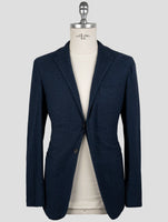 Kiton Knt Blue Cashmere Cotton Silk Suit