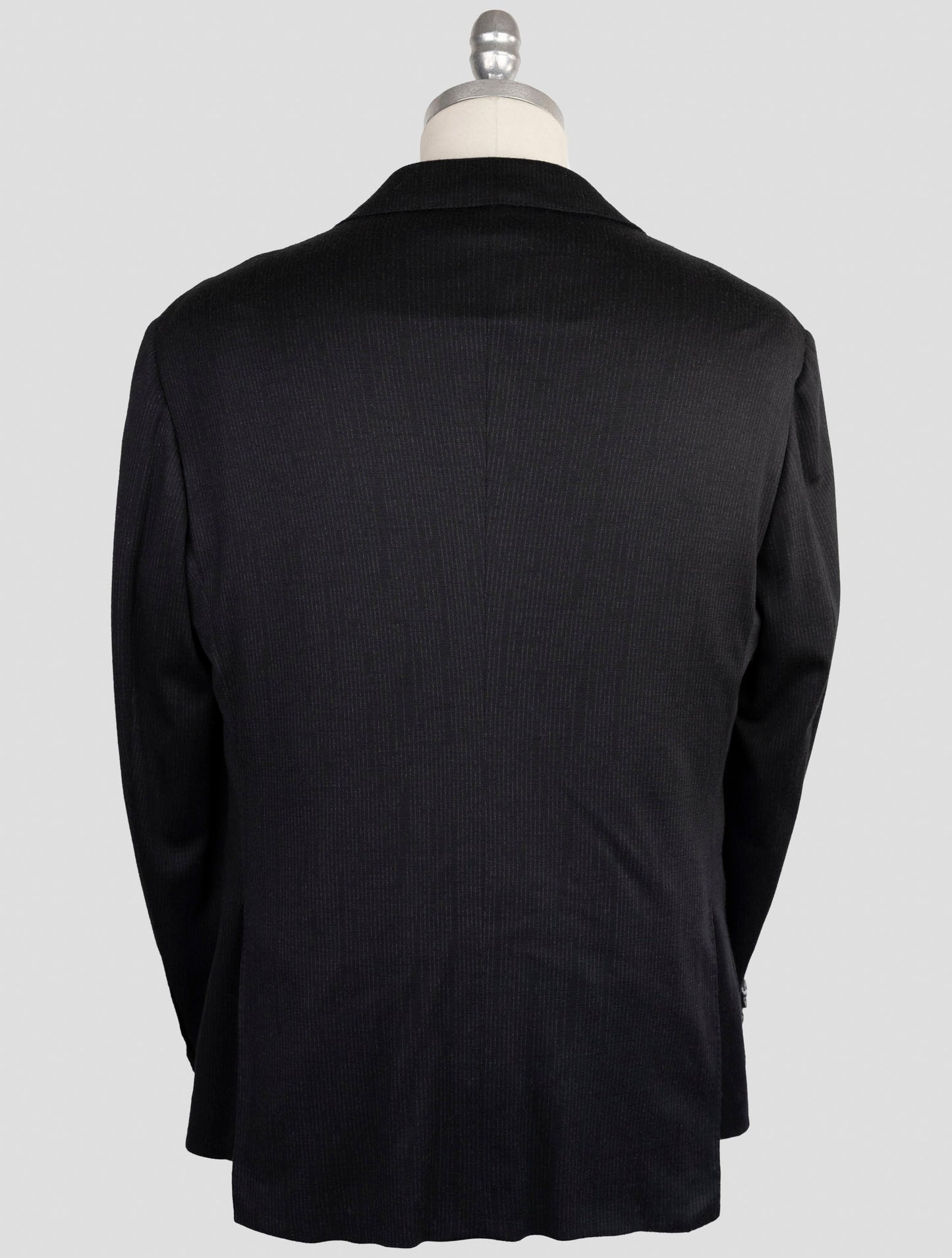 Kiton Knt Dark Gray Wool Suit