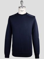 Kiton Knt Black Viscose Ea Sweater Crewneck
