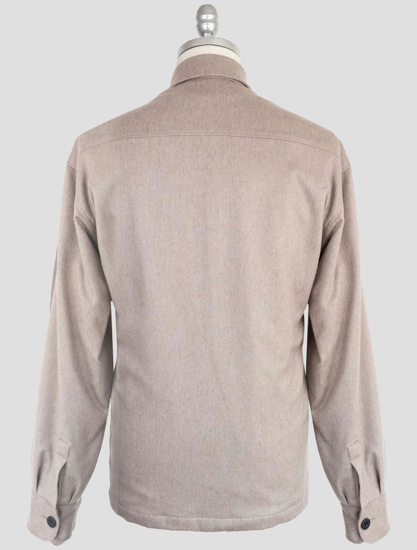 Kiton Knt Beige Cashmere Pa Ea Overshirt