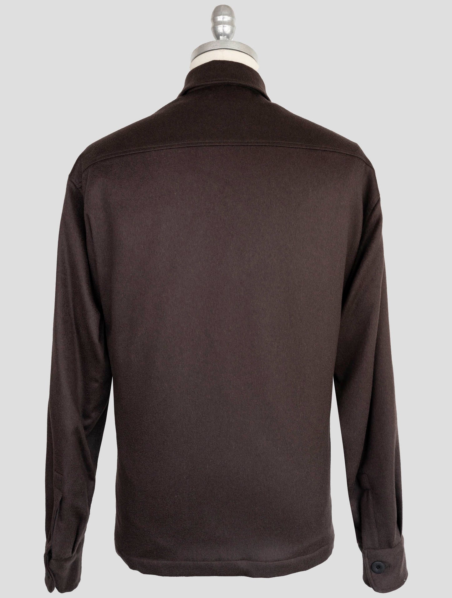 Kiton Knt Brown Cashmere Pa Ea Overshirt